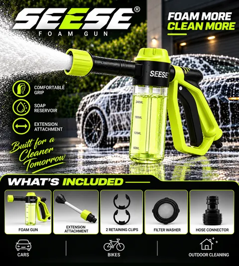 SEESE Car Wash Foam Gun complete kit